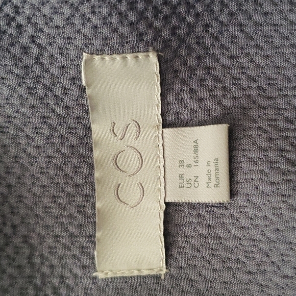 Cos Shortsleeve Zip Up Blazer - Picture 7 of 10